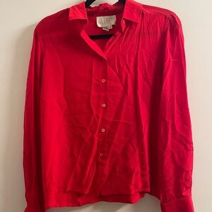 Claudia Richard Scarlet Blouse